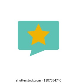Star Rating Logo Icon Design
