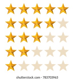 Star rating Sign