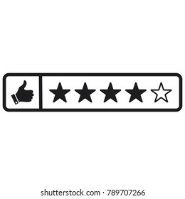 star rating symbol, consumer rating icon, star rating vector icon 