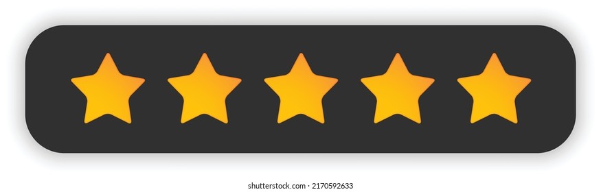 star rating symbol design vector