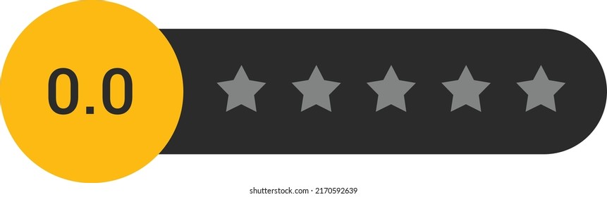 star rating symbol design vector