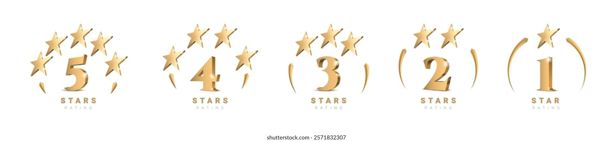 Star rating. star Symbol or emblem. vector illustration