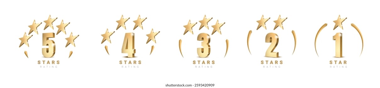 Star rating. star Symbol or emblem. vector illustration