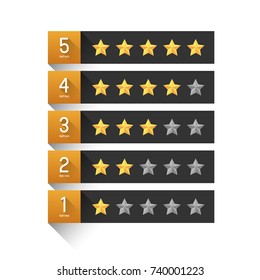 star rating template, graphic element