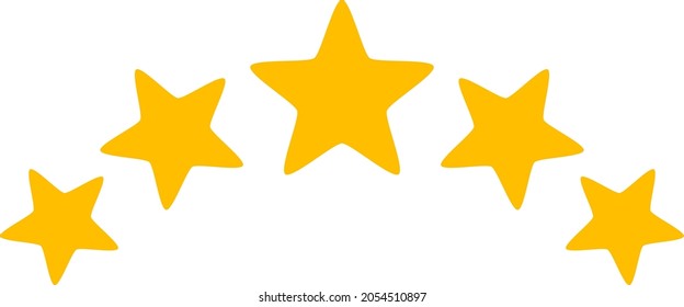 Star Rating Vector Illustration Flat Illustration Stock Vector (Royalty ...