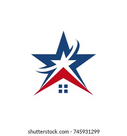 Star real estate logo