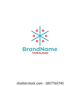 Star Real Estate Logo Design Vector