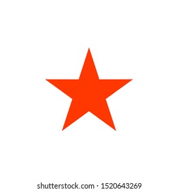 Star red icon vector illustrations