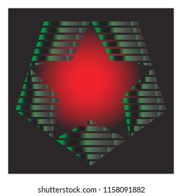 Star red illustration