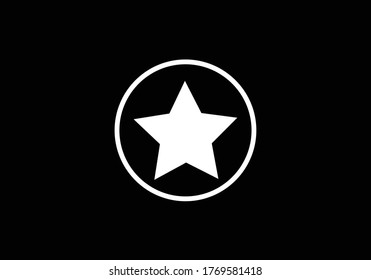 Star related glyph icon, Rank symbol. Favorite sign. Star logo sign symbol