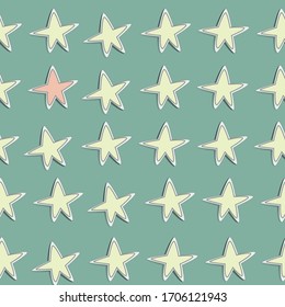 Star Repeat Seamless Pattern Fun Background.stickers, textile pattern, child pattern.