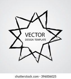 Star Retro Shape. 