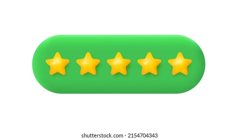 Star Review 3d Rate. Customer Feedback Service Render. Good Experience Icon. Client Comment. Success Assessment. Online Rank. App Support. Like Concept. Business Quality Mark. Vector Illustration.