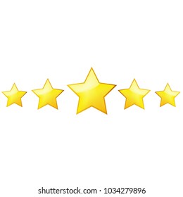 Star Review Rating Vector Icons Website Stock Vector (Royalty Free ...