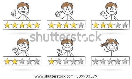 star review stickman set