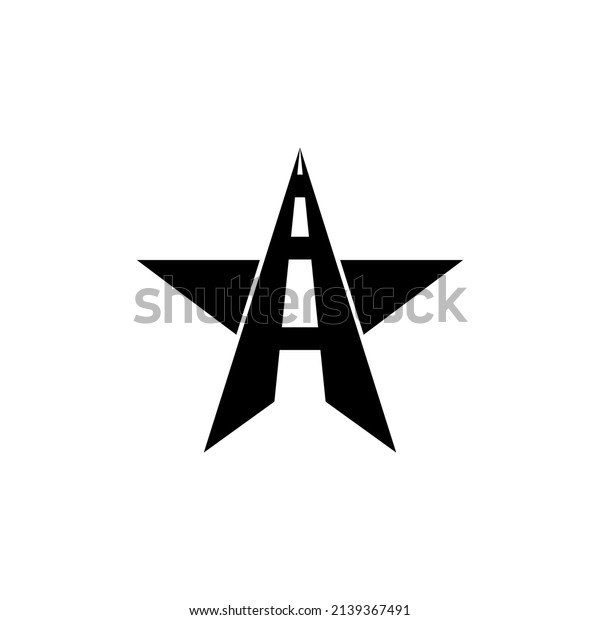 star road logo design\
template