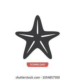 Star of sea vector icon