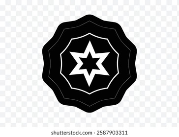 Star Seal Award Badge design
