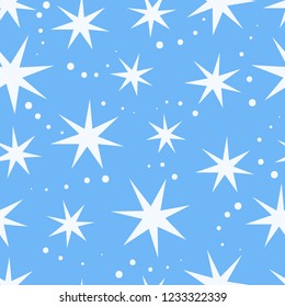Star seamless background.Christmas seamless background with stars. New Christmas design