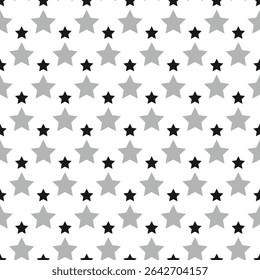 Ster Naadloze geometrische achtergrond. Eindeloos sterpatroon. EPS-vectorillustratie