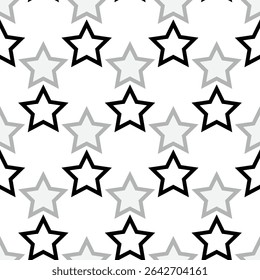 Star Seamless Geometric background. Endless Star pattern. EPS vector illustration
