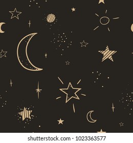 Star seamless pattern