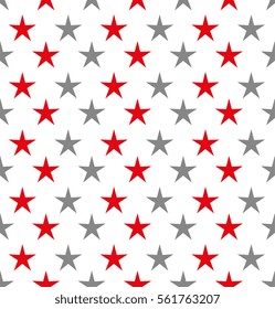 Star seamless pattern. Abstract vector background