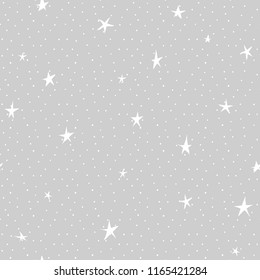 Star seamless pattern. Star background