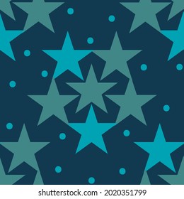 Star seamless pattern. Background texture.