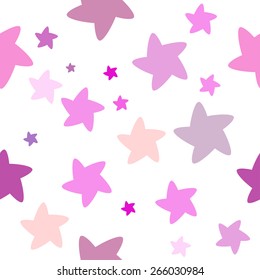 Star seamless pattern Star background Seamless background Star pattern vector illustration Seamless pattern vector Star pattern Pink and purple stars Great as seamless wallpaper or gift wrapping paper