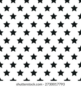 Star seamless pattern. Chaotic elements. Design template for wallpaper,wrapping, textile. Modern minimalistic design. Effect of sky. Vector Illustration. Graphic lattice. 

