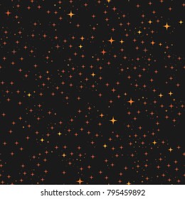 Patrón sin costura de estrella, elementos caóticos, textura de forma geométrica abstracta, efecto del cielo, plantilla de diseño para papel tapiz, envuelto, textil, patrón sin inconvenientes de Star Sky