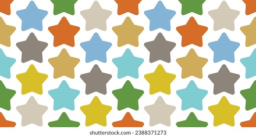 star seamless pattern christmas checked vector pastel cartoon scarf gift wrapping paper isolated repeat wallpaper tile background illustration doodle design