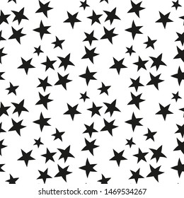 Star seamless pattern. Cute kids star seamless pattern. Seamless patter with stars. Star background. Babies fashion. Vector illustration,