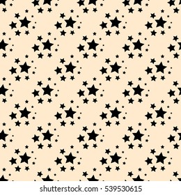 Star seamless pattern. Cute kids star seamless pattern. Seamless patter with stars. Star background. Babies fashion. Vector illustration, eps 10