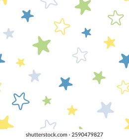 star seamless pattern design for background, wallpaper, printing, textile design, blanket pattern, blanket pattern for kids, decorative and etc.


