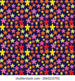 Star Seamless Pattern Design . Vector Illustration.