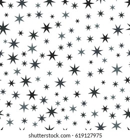 Star seamless pattern. Holiday background, seamless pattern with stars. Vector illustration. Vector texture.Seamless geometric pattern.Vector seamless pattern.