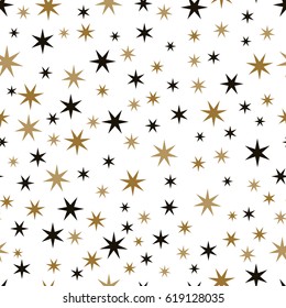 Star seamless pattern. Holiday background, seamless pattern with stars. Vector illustration. Vector texture.Seamless geometric pattern.Vector seamless pattern.