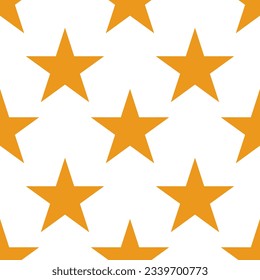 patrón transparente estrella en ilustración vectorial de fondo blanco