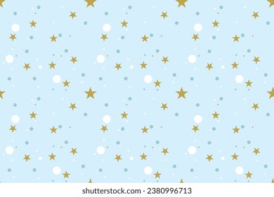 Star Seamless Pattern Pixel Perfect