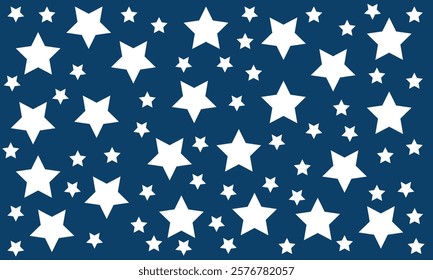 Star seamless pattern. Repeated  stars on isolated background. Repeatin gold glitter patern for design prints, gift wrappers. Bling star packing. Repeat sparkle texture. Vector illustration