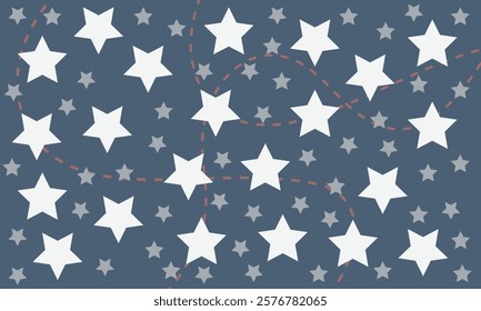 Star seamless pattern. Repeated  stars on isolated background. Repeatin gold glitter patern for design prints, gift wrappers. Bling star packing. Repeat sparkle texture. Vector illustration