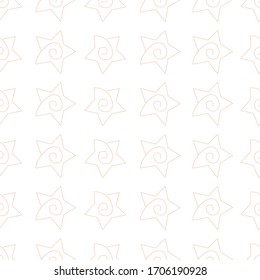 Star seamless pattern. Simple background.