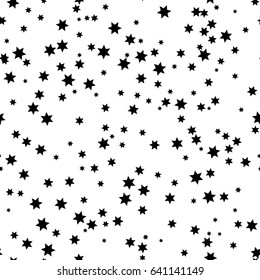 Star seamless pattern. Seamless pattern with stars. Seamless geometric pattern. Vector seamless pattern.