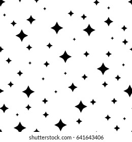 Star seamless pattern. Seamless pattern with stars. Seamless geometric pattern. Vector seamless pattern.