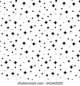 Star seamless pattern. Seamless pattern with stars. Seamless geometric pattern. Vector seamless pattern.