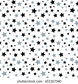Star seamless pattern. Seamless pattern with stars. Seamless geometric pattern. Vector seamless pattern.