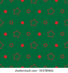 Star seamless pattern vector cartoon