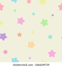 Star seamless pattern. Vector eps 10